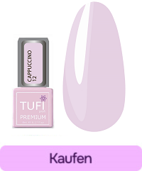 Gellack TUFI profi PREMIUM Cappuccino №12 Weißer Kakao 8 ml
